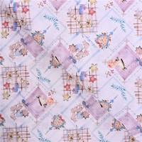 Obrázok ku produktu BAVLNENÁ LÁTKA vianočná vzory biela ružová fialová