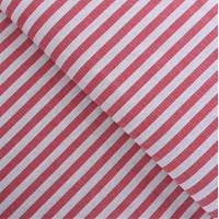 Obrázok ku produktu DEKORAČNÁ LÁTKA prúžkovaná béžová červená