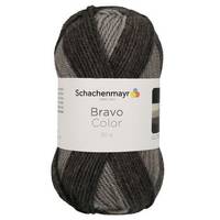 Obrázok ku produktu Pletacia priadza SCHACHENMAYR SMC BRAVO COLOR 02140 sivá čierna