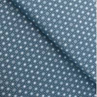 Obrázok ku produktu BAVLNENÁ LÁTKA vianočná ornamenty modrá