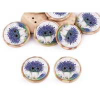 Obrázok ku produktu GOMBÍK plastový imitácia dreva 3 levanduľa 25mm