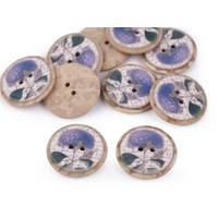 Obrázok ku produktu GOMBÍK plastový imitácia dreva 5 hortenzia 25mm