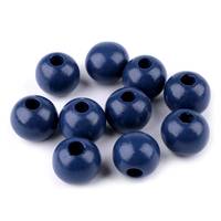 Obrázok ku produktu KORÁLKA 5 drevená modrá 25mm