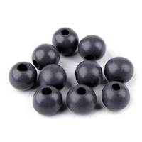 Obrázok ku produktu KORÁLKA 7 drevená sivá tmavá 25mm