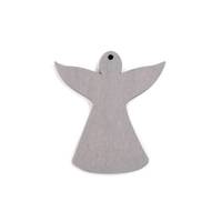 Obrázok ku produktu OZDOBA drevená anjel sivá