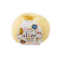 Obrázok ku produktu Pletacia priadza Alize COTTON GOLD HOBBY NEW 187 žltá svetlá