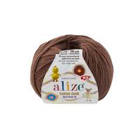 Obrázok ku produktu Pletacia priadza Alize COTTON GOLD HOBBY NEW 493 hnedá