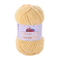 Obrázok ku produktu Pletacia priadza Himalaya DOLPHIN STAR 92102 žltá s lurexom