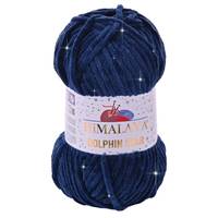 Obrázok ku produktu Pletacia priadza Himalaya DOLPHIN STAR 92121 modrá tmavá s lurexom