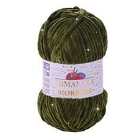 Obrázok ku produktu Pletacia priadza Himalaya DOLPHIN STAR 92161 zelená s lurexom