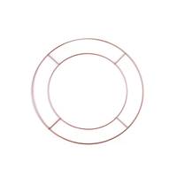 Obrázok ku produktu Kovový kruh na lapač/veniec dvojitý 15cm/20cm ružová