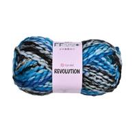 Obrázok ku produktu Pletacia vlna YarnArt REVOLUTION 1601 modrá čierna biela