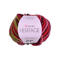 Obrázok ku produktu Pletacia vlna YarnArt HERITAGE 336 červená zelená ružová fialová