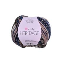 Obrázok ku produktu Pletacia vlna YarnArt HERITAGE 341 sivá ružová modrá hnedá