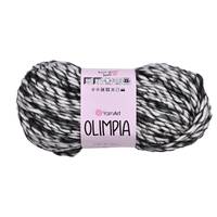 Obrázok ku produktu Pletacia vlna YarnArt OLIMPIA 1400 biela čierna