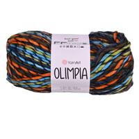 Obrázok ku produktu Pletacia vlna YarnArt OLIMPIA 1404 modrá zelená hnedá oranžová