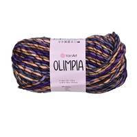 Obrázok ku produktu Pletacia vlna YarnArt OLIMPIA 1412 fialová hnedá