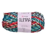 Obrázok ku produktu Pletacia vlna YarnArt OLIMPIA 1413 zelená modrá ružová hnedá biela
