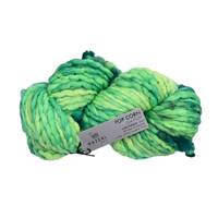 Obrázok ku produktu Pletacia priadza Gazzal POP CORN 5264 zelená žltá