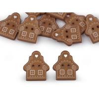 Obrázok ku produktu GOMBÍK vianočná ozdoba chalúpka hnedá svetlá