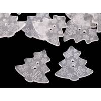 Obrázok ku produktu GOMBÍK plastový vianočný stromček transparent 33x34mm