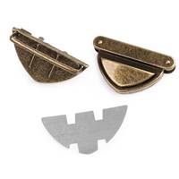 Obrázok ku produktu Sada zapínanie 25x50mm stará mosadz