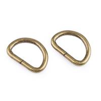 Obrázok ku produktu Polkrúžok šírka 33 mm na koženú galantériu staromosaz