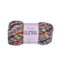 Obrázok ku produktu Pletacia vlna YarnArt OLIMPIA 1401 biela ružová zelená červená