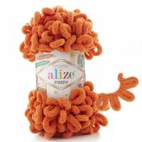 Obrázok ku produktu Pletacia priadza Alize PUFFY 006 oranžová