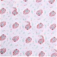 Obrázok ku produktu BAVLNENÁ LÁTKA veľkonočné vajíčka folklór biela červená zelená