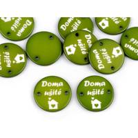 Obrázok ku produktu NÁŠIVKA handmade ceduľka zelená