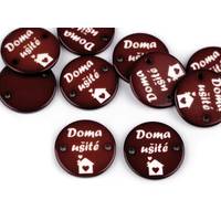 Obrázok ku produktu NÁŠIVKA handmade ceduľka hnedá