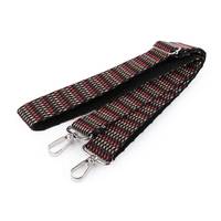 Obrázok ku produktu TEXTILNÝ POPRUH na tašku farebný hnedá červená čierna