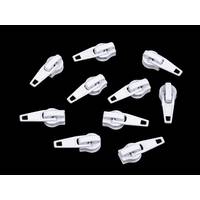 Obrázok ku produktu Bežec k špirálovým zipsom 5 mm biela