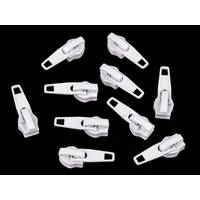 Obrázok ku produktu Bežec k špirálovým zipsom 5 mm autolock biela