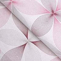 Obrázok ku produktu DEKORAČNÁ LÁTKA kvety sivá bordová