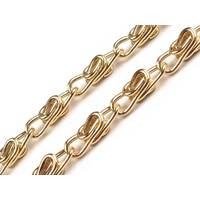 Obrázok ku produktu RETIAZKA na kabelku s karabínou 90cm zlatá