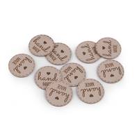 Obrázok ku produktu NÁŠIVKA z eko kože HANDMADE béžová svetlá