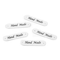 Obrázok ku produktu NÁŠIVKA z eko kože HANDMADE biela