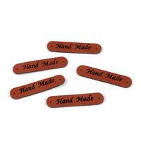 Obrázok ku produktu NÁŠIVKA z eko kože HANDMADE hnedá