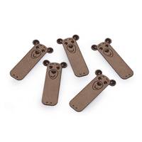 Obrázok ku produktu NÁŠIVKA z eko kože medvedík hnedá