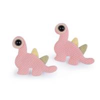 Obrázok ku produktu NÁŠIVKA dekorácia dinosaurus ružová