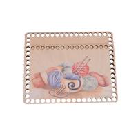 Obrázok ku produktu Drevené dno na košík vlna ihlice