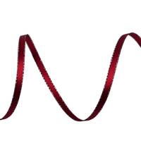 Obrázok ku produktu Atlasová stuha 5mm/19,80m bordová
