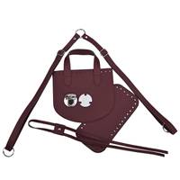 Obrázok ku produktu Súprava na háčkovaný vak bordová