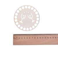 Obrázok ku produktu DREVENÁ PODŠÁLKA výrez vínové poháre