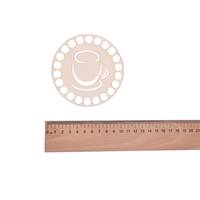 Obrázok ku produktu DREVENÁ PODŠÁLKA výrez šálka 6