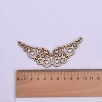 Obrázok ku produktu DREVENÉ KRÍDLA ornament hore 10x4,5cm