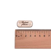 Obrázok ku produktu GOMBÍK DREVENÝ 3,5x1,5cm Ručná práca