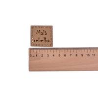 Obrázok ku produktu NÁŠIVKA Malá rebelka hnedá svetlá 4x4cm